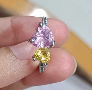 Heart-Shaped Gemstone Ring