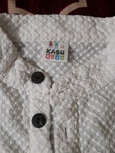 White Chikon Panjabi For Boy And A Jacket