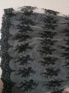 Grey &amp; Black Lace Dress