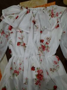 Women Floral Tunic Top