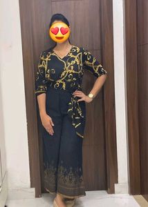 Black & Gold Top