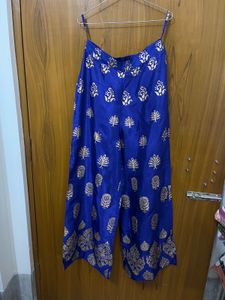 Blue &amp; Gold Kurta Set