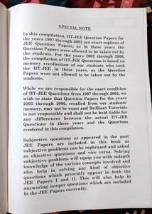 10 Years Question Papers For IIT-JEE