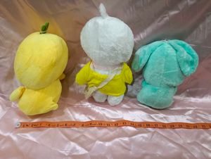 Combo Of 3 Imprted Plushies Toys