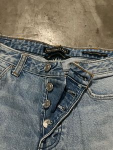 Wide Leg Denim Jeans