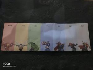 Marvel Collection Weekly Planner