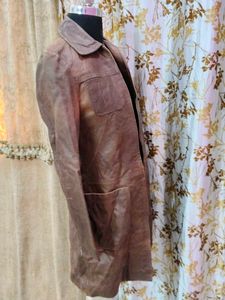 Vintage Brown Leather Jacket