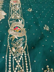 Emerald Green Embroidered Suit