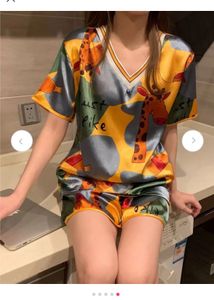 Satin Nightwear With Shorts