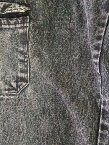 Acid Wash Cargo Jeans