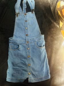 Denim Button-Down Dress