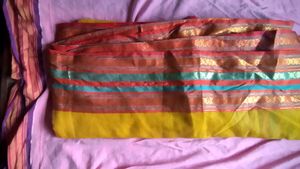 Beautiful yellow Saree