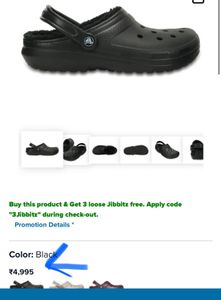 Winter Crocs With Fur Lined
