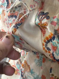 Paisley Strapless Mini Dress