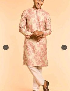 Floral Print Men's Kurta | Diwas by Manyavar | Siz
