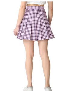Korean Kpop Idol Purple Mini Skirt