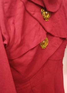 Elegant Maroon Maxi Dress