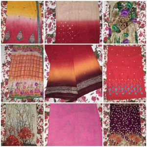 8 Combo Saree.🥻