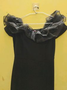 Black Party Wear Bodycon Dress