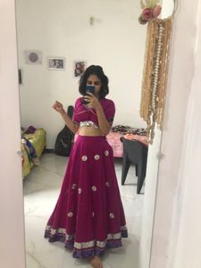 Purple Lehnga Choli