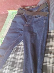 Stylish Dark Blue Denim Jeans