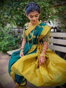 Green Saree