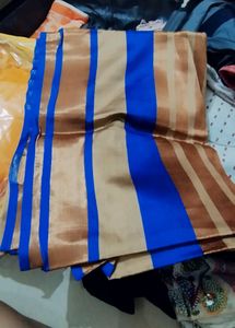 Tan Fabric Piece Sareee