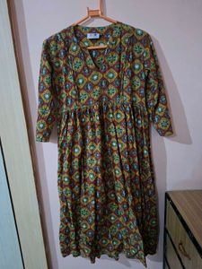 Patterned Maternity Dress