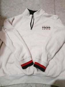 White Pullover Sweatshirt