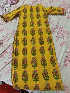 Selling Mustard Kurta