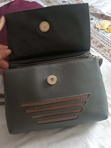 Baggit Olive &amp; Brown Satchel