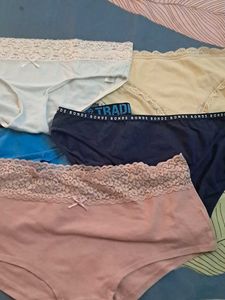 Five  Pure  Cotton  Panty  Imported Fabric