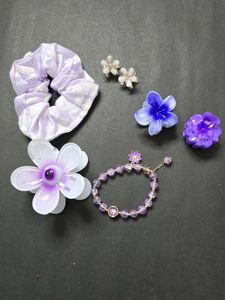 Hair Accessories & Bracelet Set