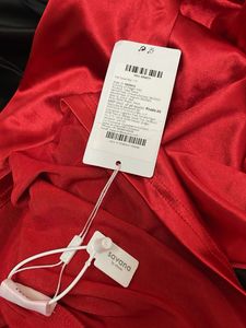 Red Ruffle Tube Mini Dress