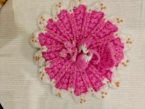 Cute Knitted laddu gopal ji ki Dress combo of 2