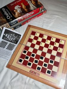 Classic chess set with checkers.