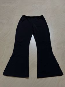 Black  Hem Pants