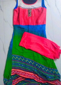 Fancy Colorful Kurta Set