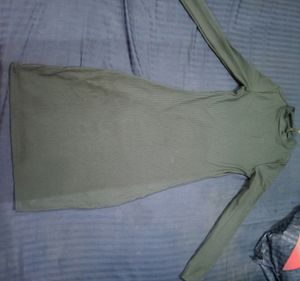 Brand -Tokyo Talkies                                    Size-small      Stretchable Material Comfortable For S Size People Navy Blue Kintted Dress