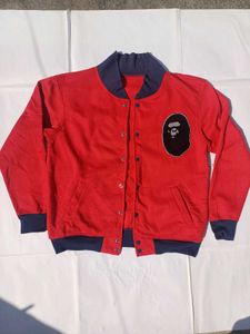 🔥 Rare BAPE Varsity Jacket – Size L (26 xb  21)