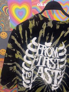 Snitch Oversized Back Print Tie dye T-shirt