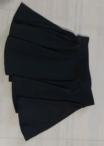 Pleated Black Skirt For Women