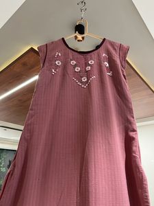 Peach Kurti