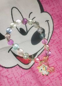 Cute Unicorn Charm Beaded Bracelet
