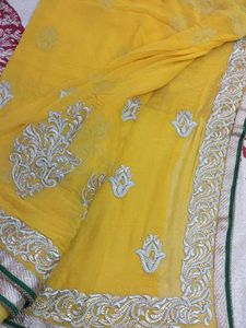 Elegant Yellow Saree