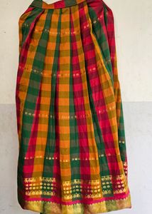 Ethnic Skirt and Blouse | Pattupavada