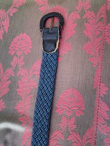 Blue Woven Belt