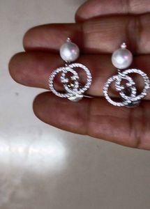 Stud Earrings with american diamond
