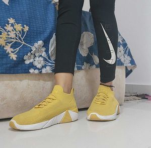Mark Nason LA - Skechers Yellow Knit Sneakers