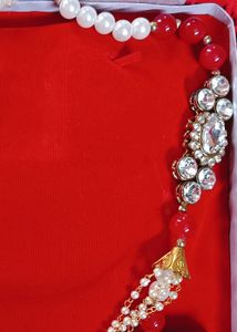 Red Necklace With Earrings